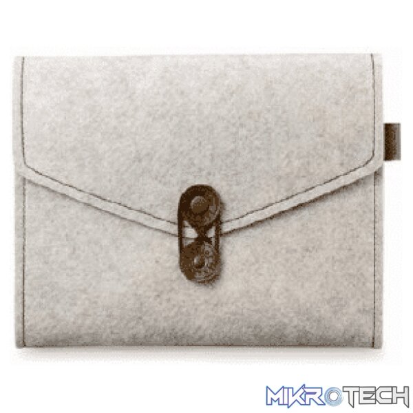 Cooler Master Elegance Collection Bizet Folio For iPad 1/2 Easy To Carry With Handle, Water Resistance Material And Protects From Scratches, Dust And Drops - Grey Colour - Image 2