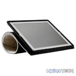 Cooler Master Elegance Collection Bizet Folio For iPad 1/2 Easy To Carry With Handle, Water Resistance Material And Protects From Scratches, Dust And Drops - Grey Colour - Image 4