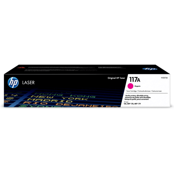 HP 117A Magenta Toner Cartridge 700 Pages Original W2073A Single-pack