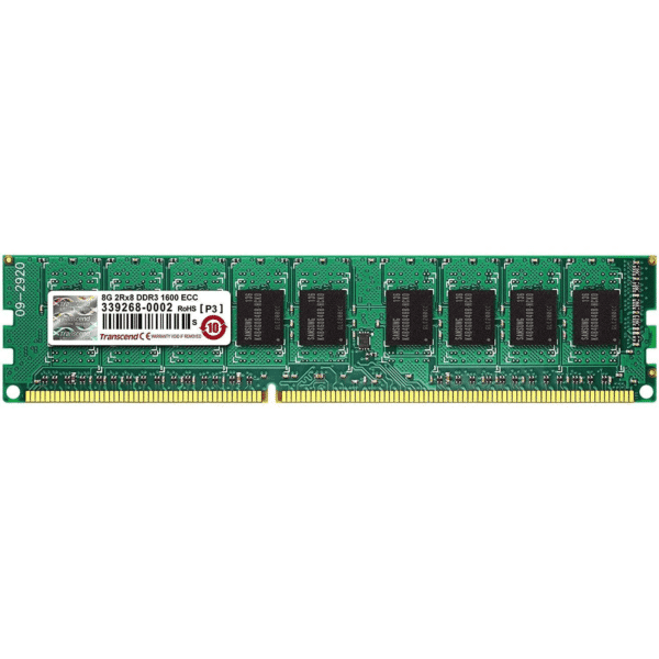 Transcend 8 GB DDR3 1333MHz DIMM ECC memory module TS1GLK72V3H