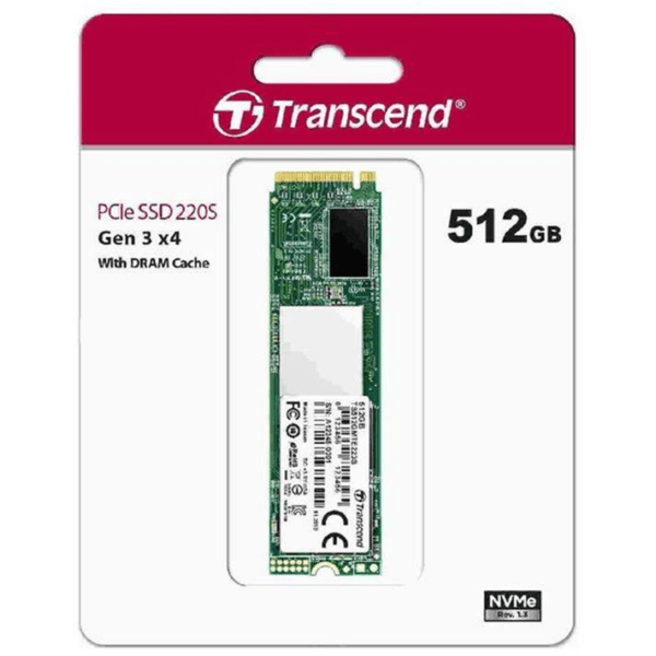 Transcend PCIe 220S 512GB Internal SSD TS512GMTE220S