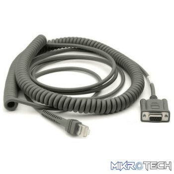 Zebra Cable RS-232 Db9 Female Connector 2.8M Coiled