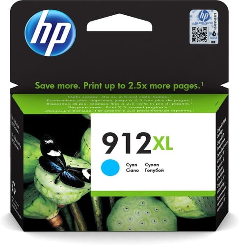 HP # 912XL High Yield Cyan Original Ink Cartridge - OfficeJet 8023