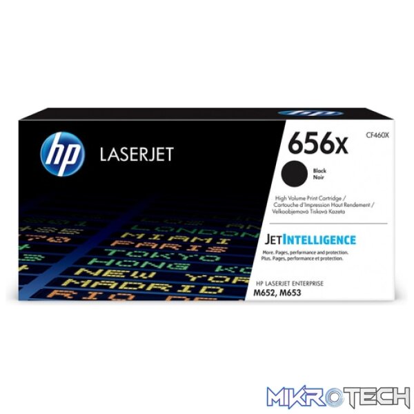 CF460X_default HP # 656X High Yield Black Original LaserJet Toner Cartridge - CLJ M652/M653 - Image 1