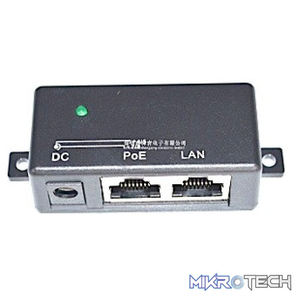1 Port Passive Power over Ethernet Injector Gigabit - Requires External PSU 2.1mm Jack 1 Port Passive Power over Ethernet Injector Gigabit - Requires External PSU 2.1mm Jack