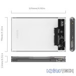 ORICO 2.5" USB3.0 Transparent HDD Enclosure - Image 4