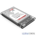 ORICO 2.5" USB3.0 Transparent HDD Enclosure - Image 3