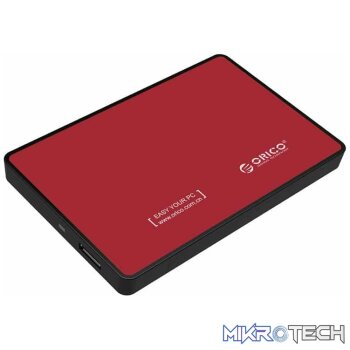 ORICO 2.5" USB3.0 External HDD Enclosure - Red