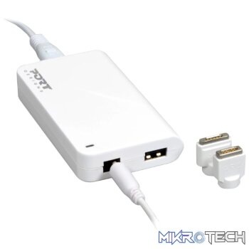 Port Connect 60W Apple MacBook Power Supply with USB 2.1A port