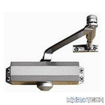 Access Control Silver Door Closer - medium duty - 300