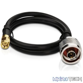 Acconet 1M SMA R/P to N-Type (Male) LMR Cable