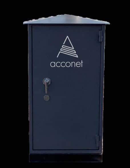 Acconet IP 55 19" 25U vented outdoor Safe / Cabinet - 120KG