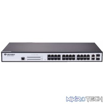 BDCOM 26-Port 10/100 POE switch (24 POE ports