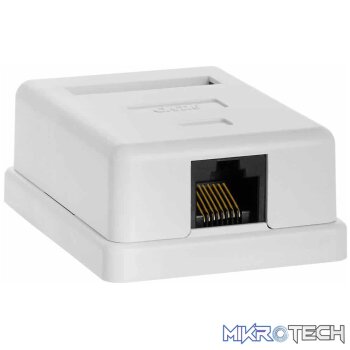 CAT6 Wall Box - Single RJ45