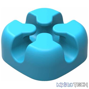 ORICO 1 Slot Desktop Cable Management Cross Clip - Blue