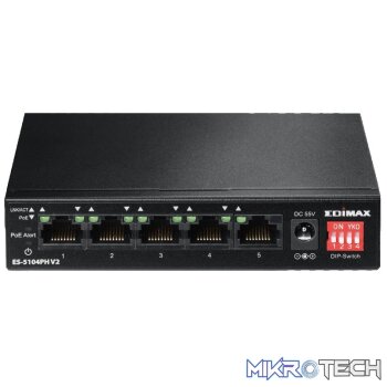 Edimax 5 Port Switch (4 PoE+)