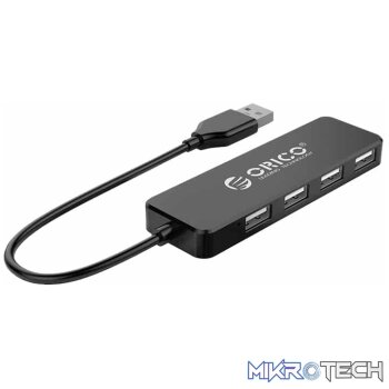 ORICO USB2.0 Hub Black 30cm