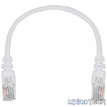 Linkbasic 22cm UTP Cat5e Flylead White