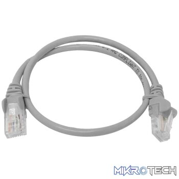 Linkbasic 50cm UTP Cat5e Flylead Grey