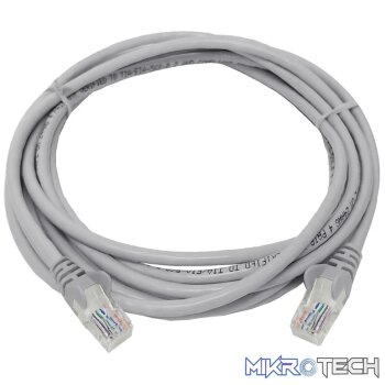 Linkbasic 3 Meter UTP Cat5e Flylead Grey