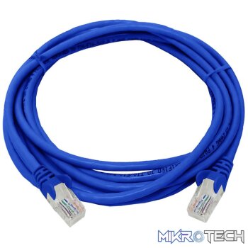 Linkbasic 3 Meter UTP Cat5e Flylead Blue