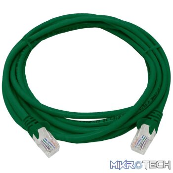 Linkbasic 3 Meter UTP Cat5e Flylead Green