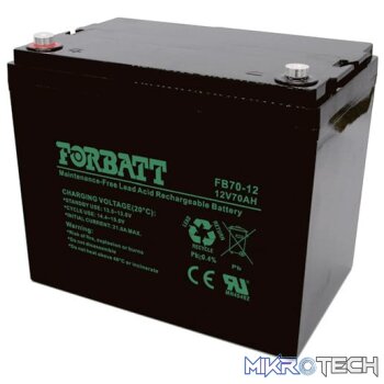 Forbatt 12V 70AH AGM Battery