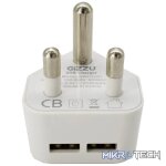 GIZZU 2 x USB 3-Prong Wall Charger White - Image 3