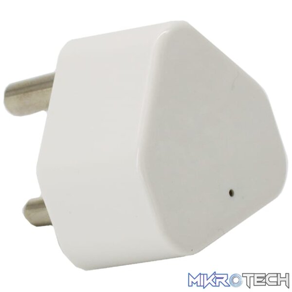 GIZZU 2 x USB 3-Prong Wall Charger White - Image 2