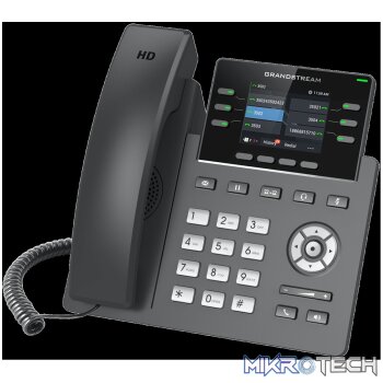 Grandstream 3-Line Carrier Desk Phone with PoE