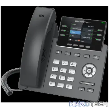 Grandstream 3-Line Carrier Desk Phone with PoE