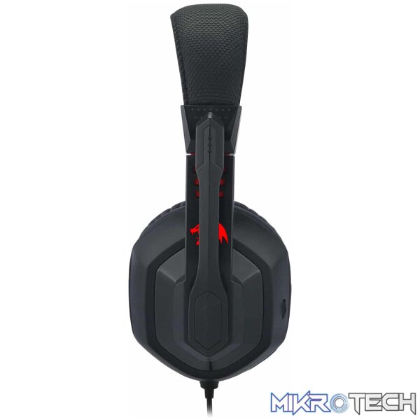 REDRAGON Over-Ear ARES Aux Gaming Headset - Black - Image 2