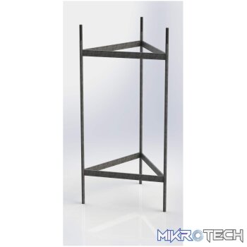 Lattice Mast Casting Cage. Only connects to Y-Base Assembly