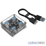 ORICO 4 Port USB3.0 Transparent Hub - Image 5