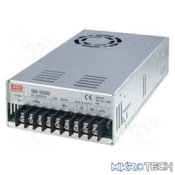 Mean Well - 350W Single Output DC - DC Converter- 24VDC