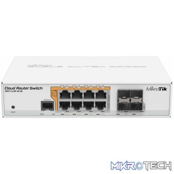 MikroTik CRS112-8G-4S-IN - Cloud Router Switch