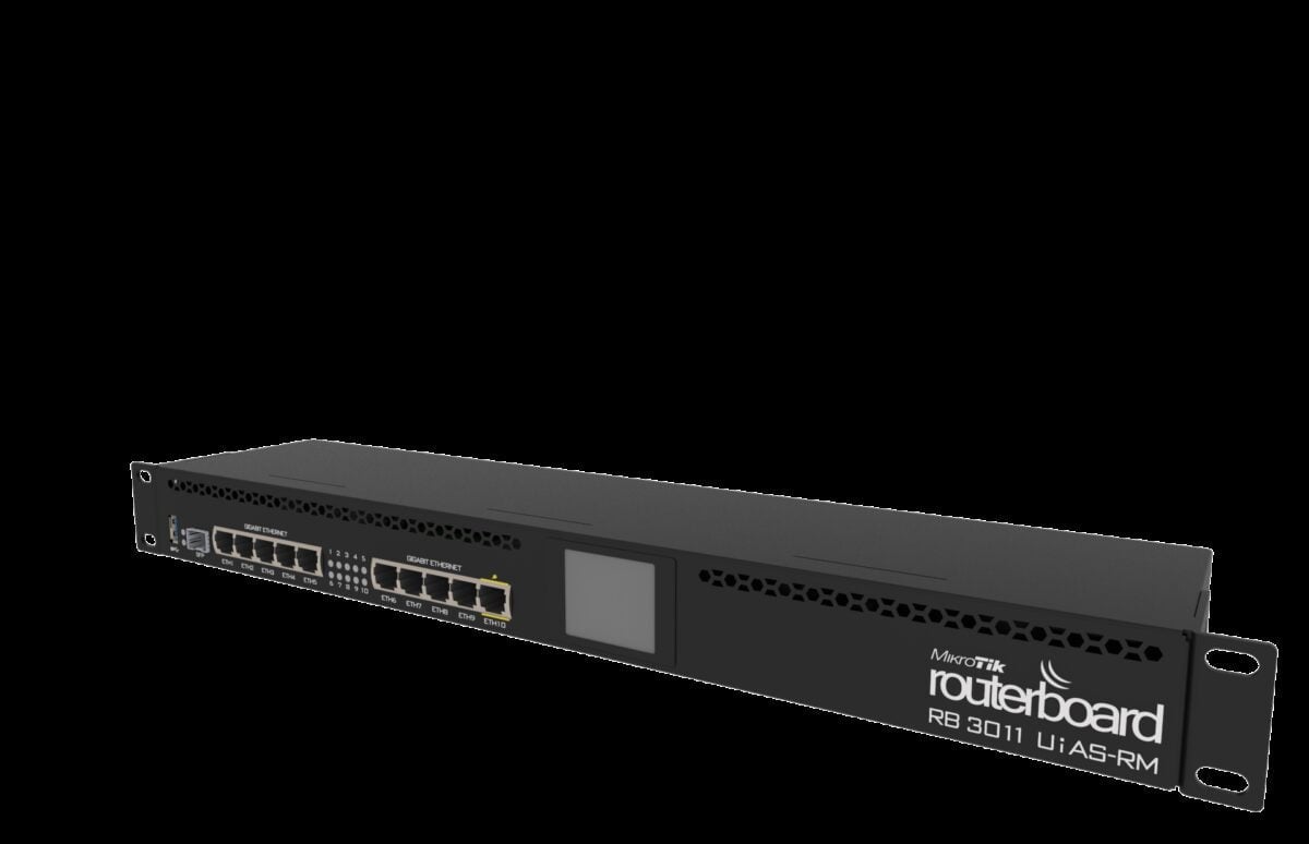 MikroTik RB3011UiAS-RM - Rackmount Router with 10 Gb and 1 SFP Port