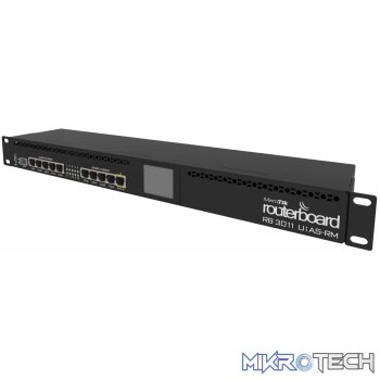 MikroTik RB3011UiAS-RM - Rackmount Router with 10 Gb and 1 SFP Port