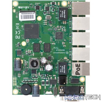 MikroTik RouterBOARD 450Gx4 with 5 GB LAN ports and 1 microSD slots *No Enclosure