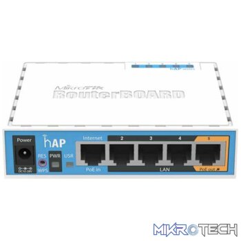 MikroTik hAP ac lite - 2.4 / 5GHz desktop AP
