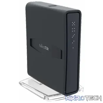 MikroTik hAP ac lite tower - 2.4 / 5GHz desktop AP - Black