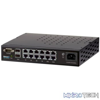 Netonix 12 Port Managed 250W Passive AC POE Switch + 2 SFP Uplink Ports