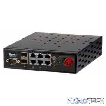 Netonix 6 Port Managed 150W Passive DC POE Switch + 2 SFP Uplink Ports
