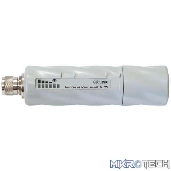 RB-GROOVEA52 MikroTik RouterBOARD GrooveA 52 - 802.11abgn wireless with N-male connector for antenna - Image 1