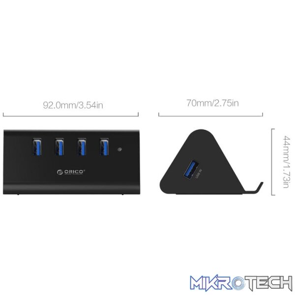 ORICO 4 Port USB3.0 Tablet Stand Hub - Image 3