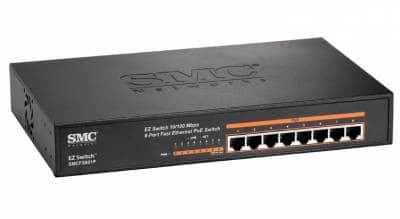 SMC Networks 8-port 10/100 Unmanaged PoE Switch