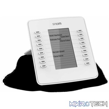 Snom D7 Expansion Module in White - USB - Supports Dxx Series (except D712 & D710)