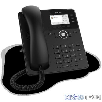 Snom D717 6-line Desktop SIP Phone - No PSU Included - Wide Colour TFT Display - USB