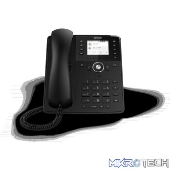 Snom D735 12-line Desktop SIP Phone - No PSU Included - Hi-Res 2.7" Colour TFT Display - USB