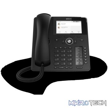 Snom D785 12-line Desktop SIP Phone - No PSU INcluded - Hi-Res 4.3" Colour TFT Display - USB